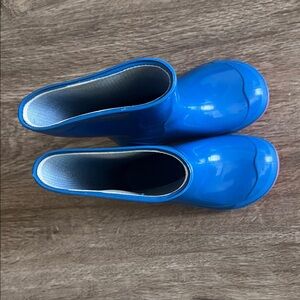 Bright Blue Rain Boots